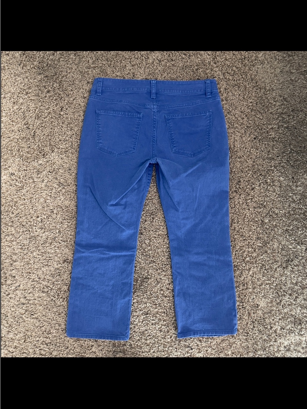 Talbots Blue Denim Capris
